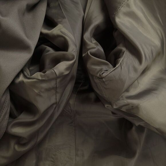 RALPH LAUREN Double Breasted Belted Trench Coat Wool Collar Old Money Preppy - Picture 8 of 13